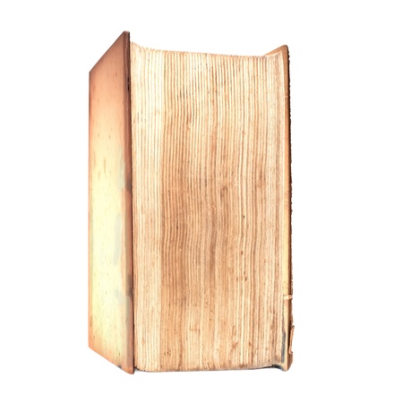 Old book in a white backgroundの写真素材