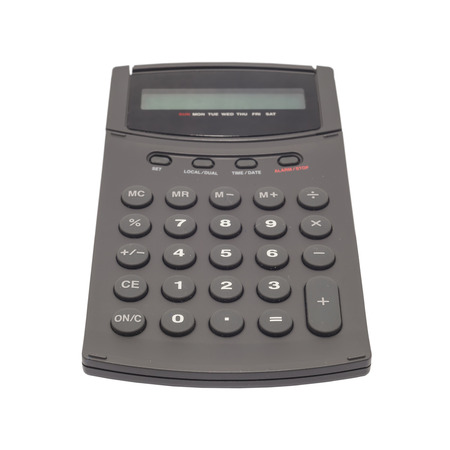 electronic calculator isolated の写真素材