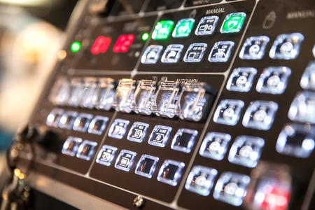 BANGKOK ,THAILAND - MAY 17: CNC Controller  in ASEAN's Leading Industrial Machinery and Subcontracting Exhibition 2014,on May 17, 2014 in Bangkok, Thailand.のeditorial素材