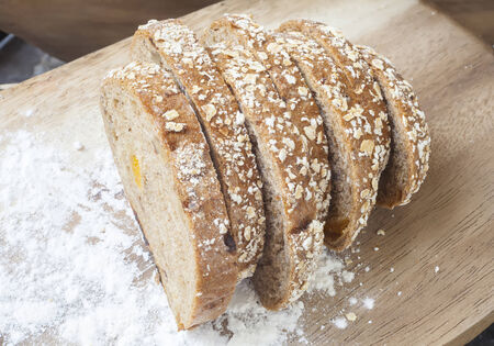 Fresh whole grain bread