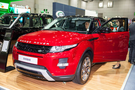 BANGKOK - AUGUST 16 :Range Rover at Big Motor Sale 2014 on Aug 16,2014 in BITEC ,Bangkok, Thailand.のeditorial素材