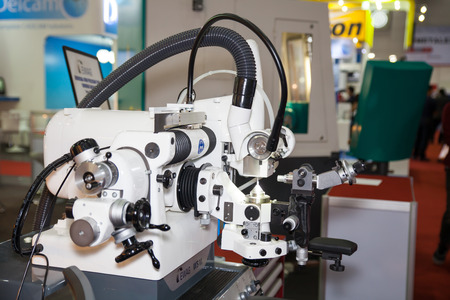 BANGKOK - NOVEMBER 22 :Vision measuring system display at METALEX 2014 on Nov 22,2014 in BITEC ,Bangkok, Thailand.のeditorial素材