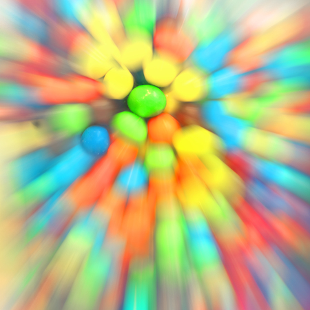 Closeup shot of a small colorful candiesの写真素材