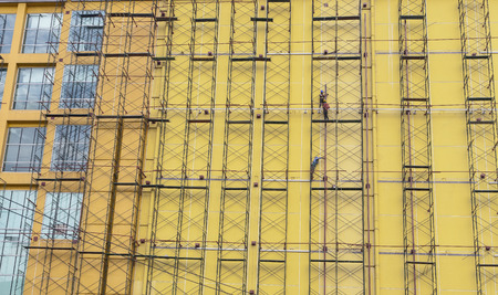 worker work Construction out side buildingの写真素材