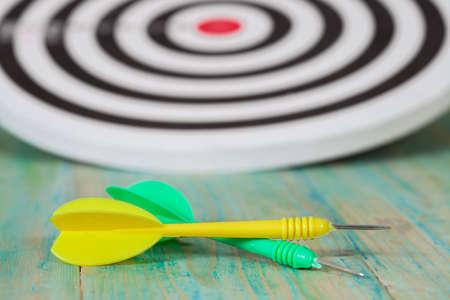 dart arrow on dartboard