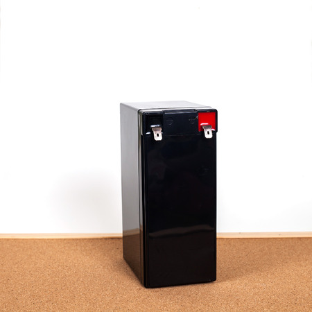 Sealed  battery isolated on white background