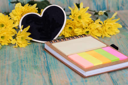 Blank mock up note book