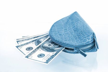 Money dropped out of pocket ,business concept
