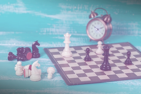 Chess game play like a business concept,  success