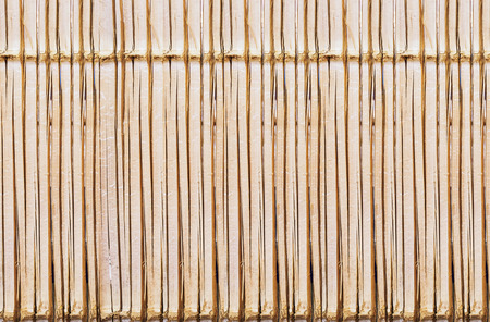 Bamboo style old fence, dirty bamboo surface background .の写真素材