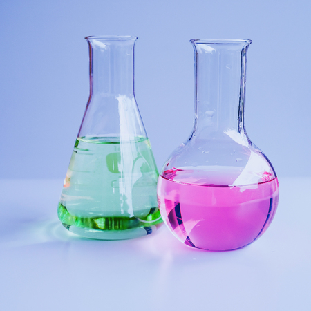 Laboratory glassware or test tube .