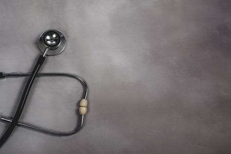 stethoscope, health and medical concept.の写真素材