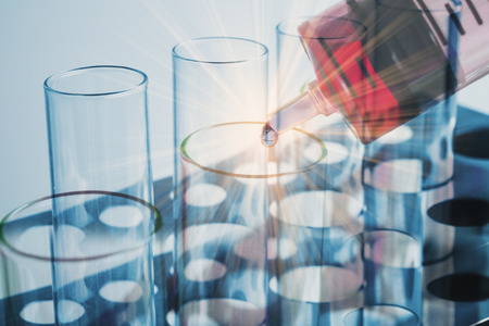 science laboratory test tubes , laboratory equipment