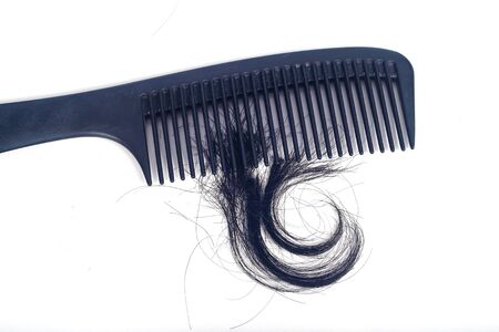 Comb for presentation hair loss problem .の写真素材