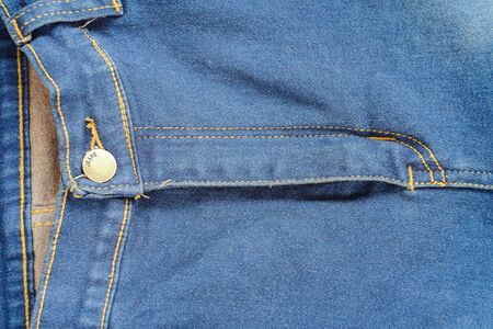 texture of Denim jeans fabric background .
