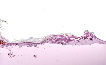 Water splash or water wave with bubbles of air on the background.の写真素材