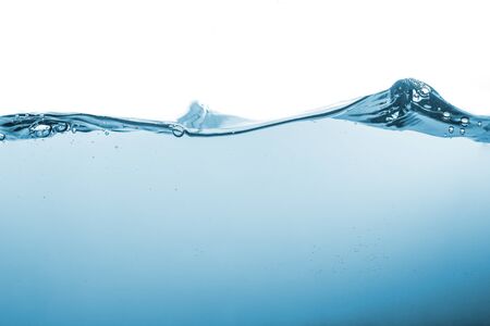 Water splash or water wave with bubbles of air on the background.の写真素材