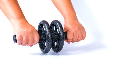 Small Water pump head ,electronic tool on white.の写真素材