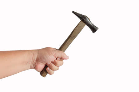 Vintage light hammer hardware for worker hand tool.の写真素材