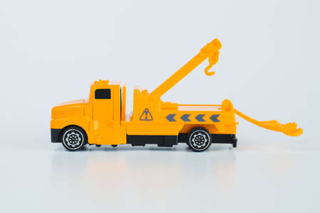 Construction vehicles and heavy machinery.Industrial vehicles yellow crane truck.