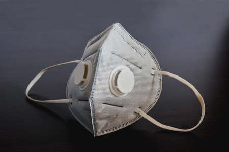 A mask and corona virus protection on background.の写真素材