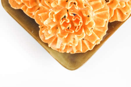 Dokchok , traditional Thai folk dessert consume as a snack.