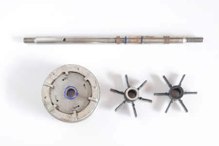 Part of rotor from small fan ,machine spare.