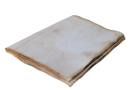 Sheet of old and dirty paper as background.の写真素材