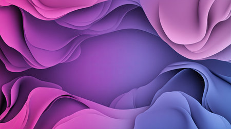 Abstract pattern with soft gradients and flowing shapes. Plenty of copy space in the center."の素材