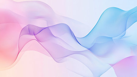 Abstract gradient background with soft pastel colors. Plenty of copy space in the bottom right corner."の素材