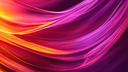 Abstract design with sharp lines and soft gradients. Plenty of copy space in the center."の素材