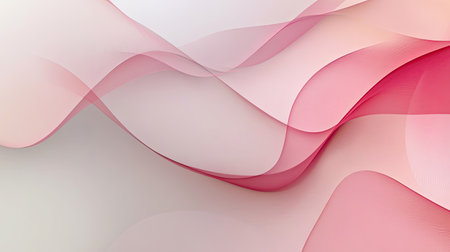 Abstract pattern with soft curves and gentle transitions. Plenty of copy space in the top left corner."の素材