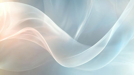 Subtle abstract background with gradient shades of blue and green. Ample copy space in the center."の素材