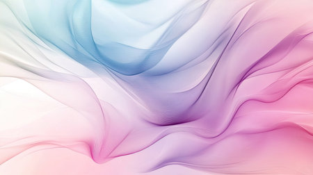 Subtle abstract background with gradient shades of blue and green. Ample copy space in the center."の素材