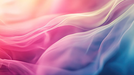 Abstract background with smooth gradients and soft textures. Plenty of copy space in the top left corner."の素材