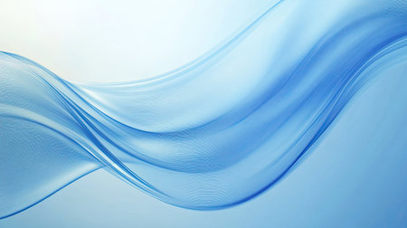 A smooth, light blue background with a gentle gradient, ideal for clean and professional designsの素材