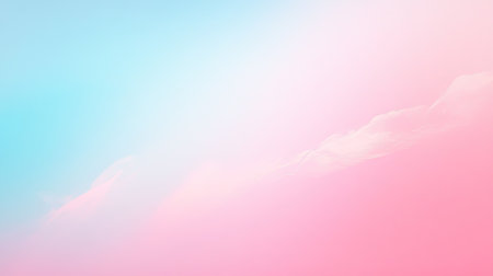 A soft pastel gradient background transitioning from pink to blue, perfect for modern design elementsの素材