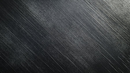 A textured black background with a subtle metallic sheen, providing a sleek and professional lookの素材