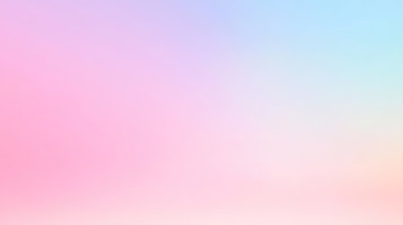 A soft pastel gradient background transitioning from pink to blue, perfect for modern design elementsの素材