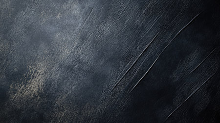 A textured black background with a subtle metallic sheen, providing a sleek and professional lookの素材