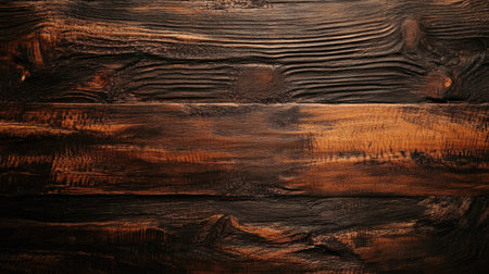 A dark, wooden background with a rich texture, perfect for rustic and natural designsの素材