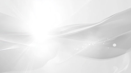 A white background with a subtle gradient and light flares, ideal for clean and modern designsの素材