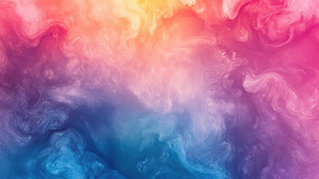 Gradient fluid art background with bright colors and empty space in the center for copyの素材
