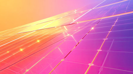 This stunning abstract background features vibrant gradient colors and glowing lines, creating a dynamic atmosphere perfect for modern design projects and digital artwork.の素材