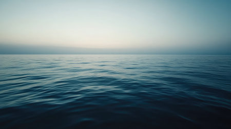 A stunning view of the sea below Europe, calm waters with copy space for captions or messages.の素材