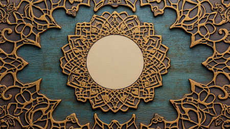 This ornate frame features intricate details with a blank center, perfect for showcasing art or photography. Ideal for enhancing any decor style.の素材