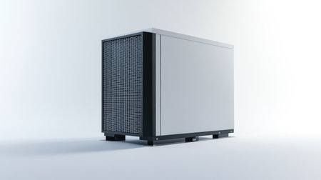 A modern cooling unit designed for industrial and commercial settings. This sleek equipment offers advanced temperature control and efficient performance for optimal operation.の素材