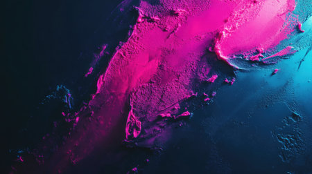 This vivid abstract artwork features dynamic pink and blue patterns, showcasing a stunning interplay of colors and textures. Perfect for modern digital designs.の素材