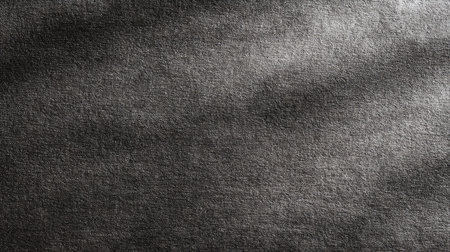 A detailed image of a textured grey surface showcasing subtle variations in light and shadow. Ideal for design, artwork, and creative projects.の素材