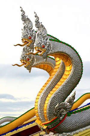 thai dragon goldの写真素材